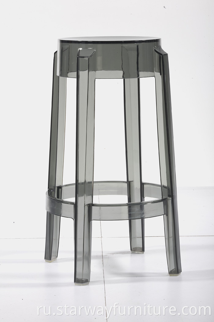 Plastic Clear Bar Stool